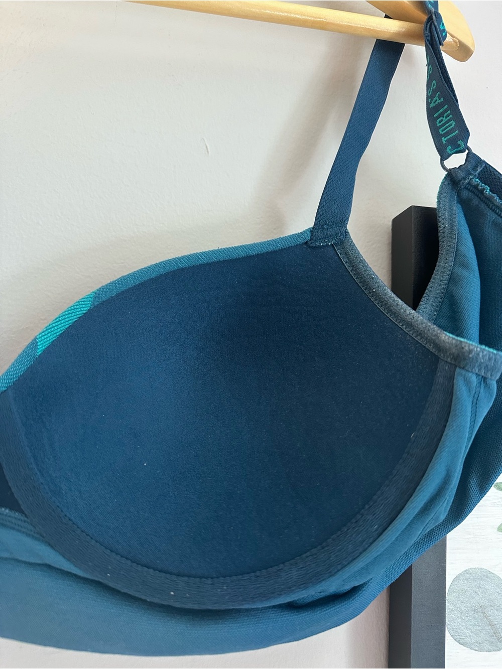 Victoria's Secret Striped Blue Wireless Padded Bralette - Picture 8 of 8